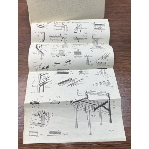 The Noxon Loom Building Instructions and Supply List McCall Needlework 1950s - Picture 2 of 5
